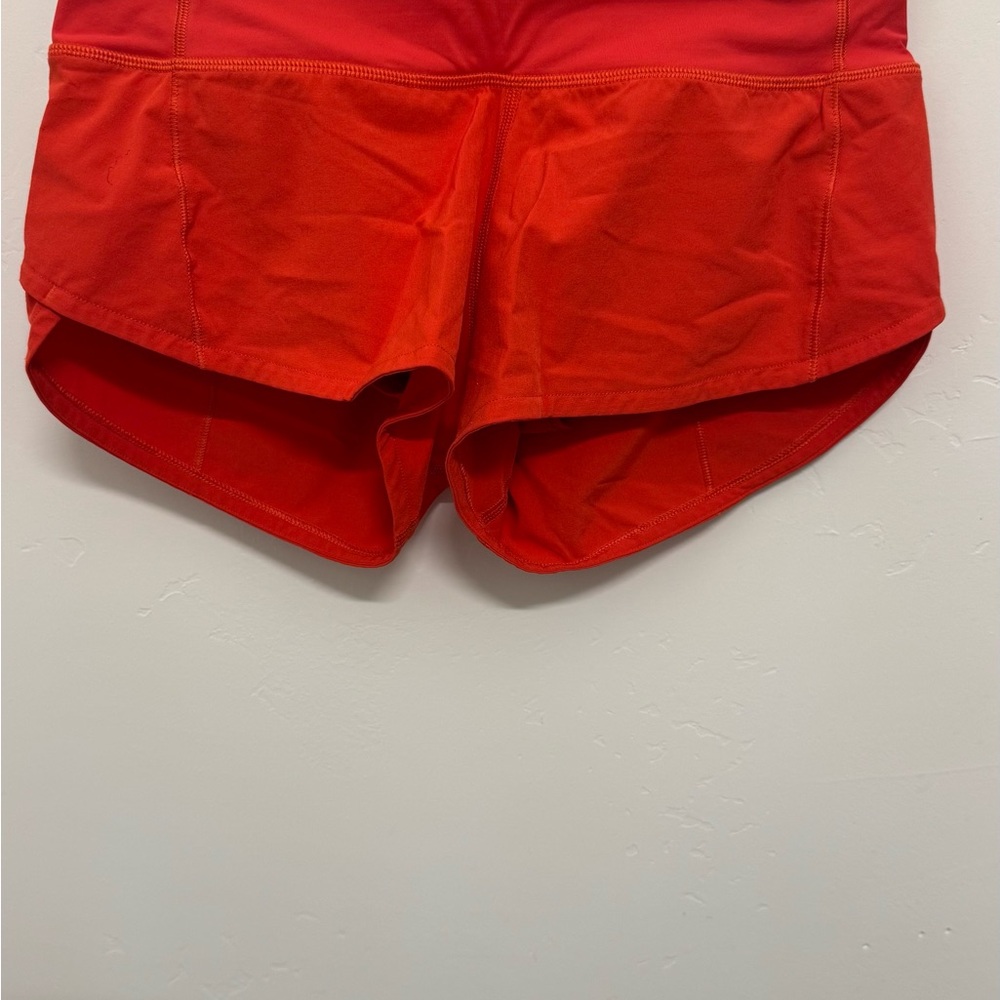 Lululemon Athletica Red Athletic Shorts Lightweight Performance